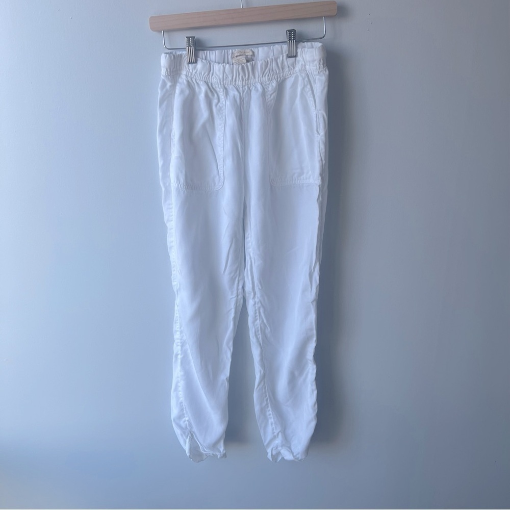 Cynthia Rowley 100% Lyocell Summer White Beach Pants